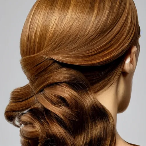 Image similar to hair sculpture