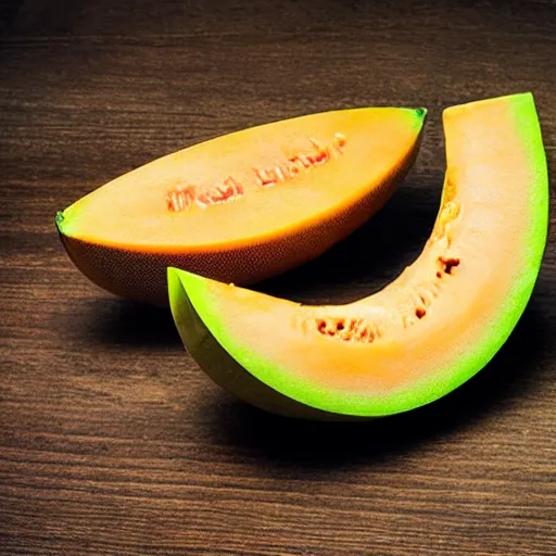 Image similar to muskmelon like a elon musk face