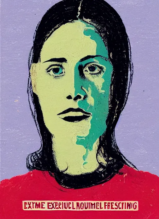 Prompt: an extreme close - up portrait of a sister in a scenic representation of mother nature and the meaning of life by billy childish, thick visible brush strokes, shadowy landscape painting in the background by beal gifford, vintage postcard illustration, minimalist cover art by mitchell hooks