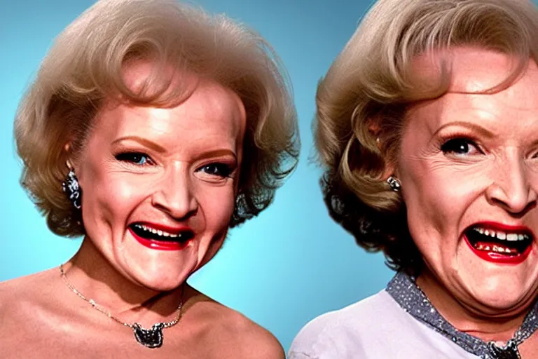Prompt: cybernetic betty white