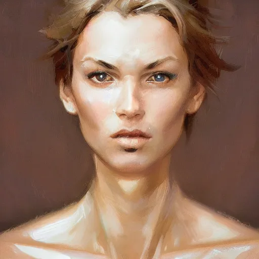 Prompt: highly detailed beautiful photography of a symmetrical face, symmetry!!!, sharp focus, dynamic lighting, elegant harmony, beauty, masterpiece, by riccardo federici, by craig mullins, by greg tocchini