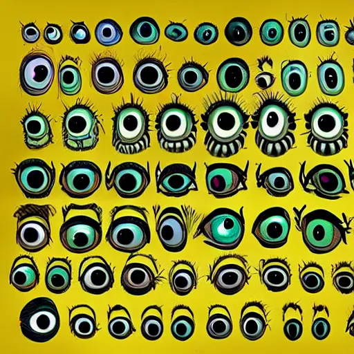 Image similar to too many eyes