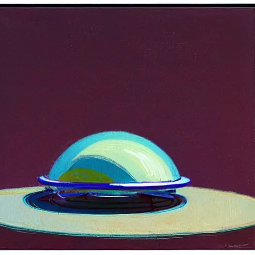 Image similar to alien by wayne thiebaud