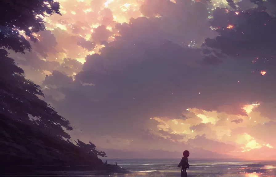 Image similar to makoto shinkai concept art of the breeze dimension, key visual, ambient lighting, highly detailed, digital painting, artstation, concept art, sharp focus, by makoto shinkai and akihiko yoshida and hidari and wlop and greg rutkowski