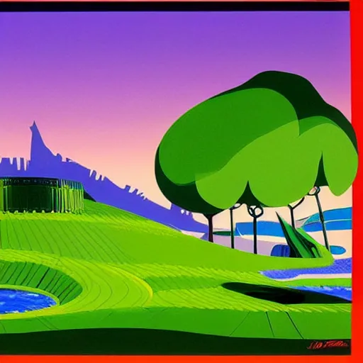 Sonic the Hedgehog Green Hill Zone Painting 