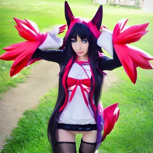 Image similar to ahri ( league of legends ) by oichi