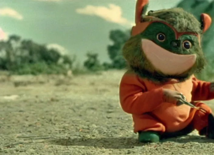 Image similar to a film still of teemo in pyscho ( 1 9 6 0 ), technicolor