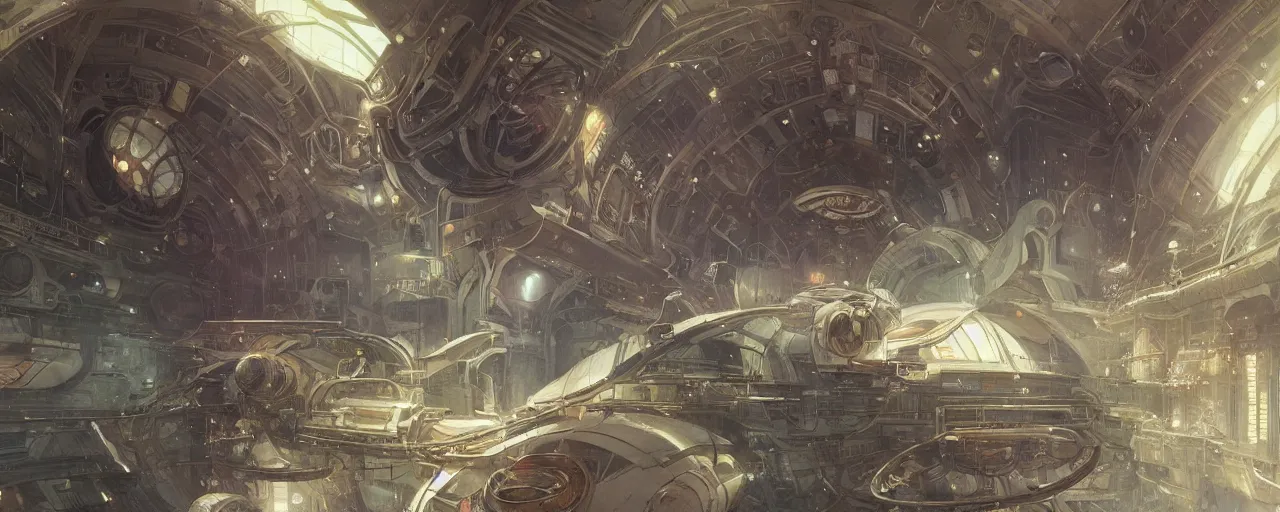 Image similar to A outside view of abandoned space station in the deep space, fantasy, intricate, elegant, highly detailed, digital painting, artstation, concept art, illustration, art by artgerm and greg rutkowski and alphonse mucha