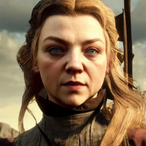 Image similar to Natalie Dormer as a character in rdr2