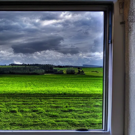 Image similar to view from the window at le gras, 4 k, hdr