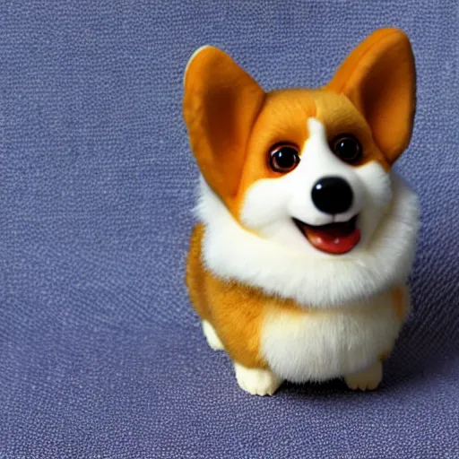 Image similar to photo of a corgi furby toy