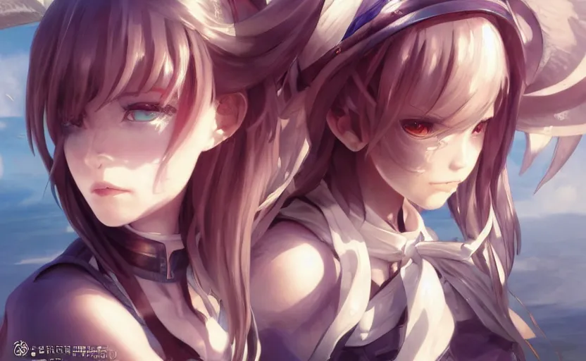 Prompt: highly detailed, character art, octane, anime art, stunning, realistic lightning, realistic ocean, characters from azur lane, matte, sharp focus, intricate, 150mm, illustration, artstation, art by artgerm and WLOP and Krenz Cushart and greg rutkowski and alphonse mucha, realistic human anatomy, smooth, female sailor uniforms