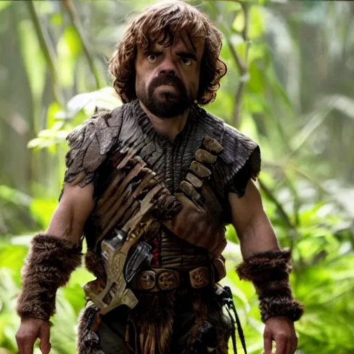 Prompt: peter dinklage as predator