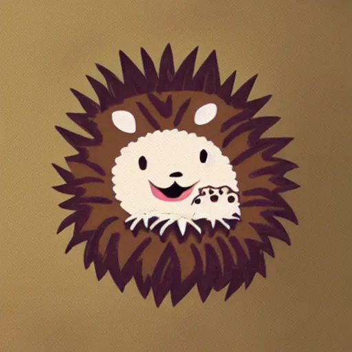 Image similar to baby hedgehogs in the style of cute anime, adorable, cute, art station