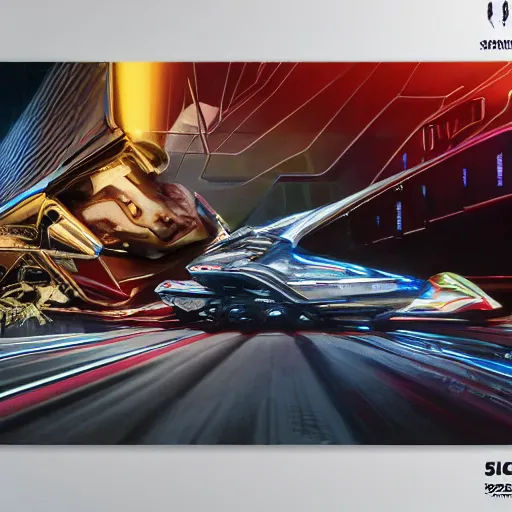 Image similar to sci-fi cars trucks motorcycles 50% of canvas in center and wall near structure on the coronation of napoleon painting and digital billboard in the middle and everything in style of zaha hadid and suprematism forms unreal engine 5 keyshot octane artstation trending bladerunner 2049 colors lighting ultra high detail ultra photo realistic 8k 16k in plastic dark tilt shift