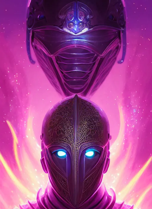 Image similar to a male knight faceless glowing liquefied stardust adventurer, dnd fantasy character, full body portrait, glowing neon skin, magical aura, ultra realistic, intricate, elegant, highly detailed, digital painting, artstation, smooth, sharp, focus, illustration, art by artgerm and greg rutkowski and alphonse mucha and dan mumford, sacred geometry