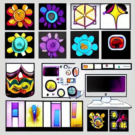 Prompt: digital art assets