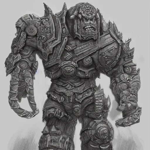 Image similar to A giant sandstone golem, intricate, detailed, World of Warcraft concept art, award winning drawing,