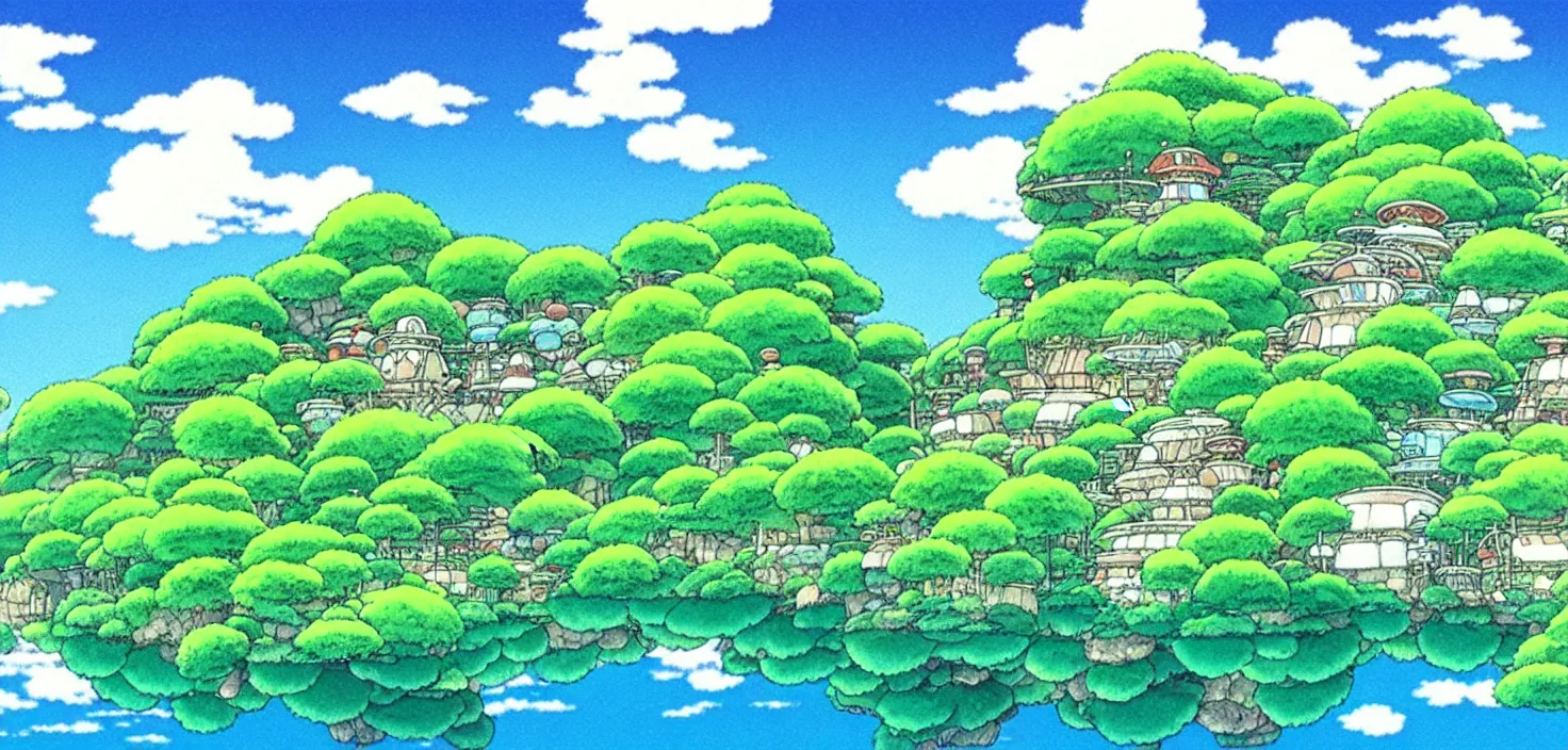 Image similar to exquisite studio ghibli landscape