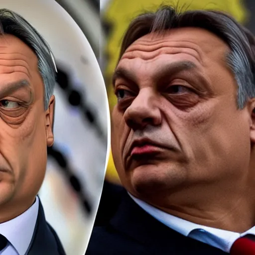 Prompt: viktor orban as homer simpson