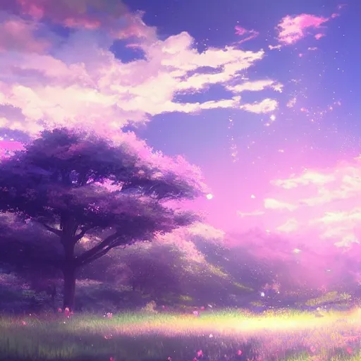 Image similar to a heavenly dream view from the interior of my cozy dream world filled with color from a Makoto Shinkai oil on canvas inspired pixiv dreamy scenery art majestic fantasy scenery fantasy pixiv scenery art inspired by magical fantasy exterior