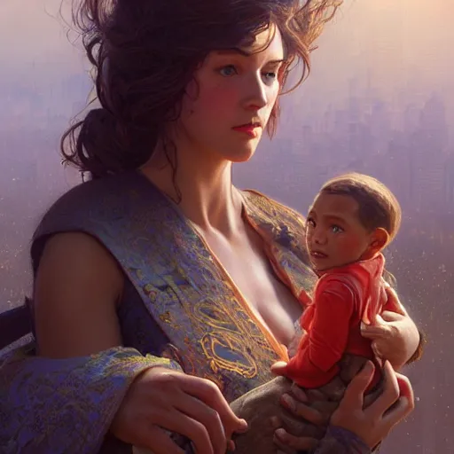 giantess woman holding a small man in her hands, | Stable