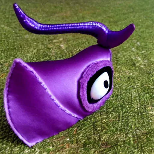 Prompt: one eyed one horn flying purple people eater