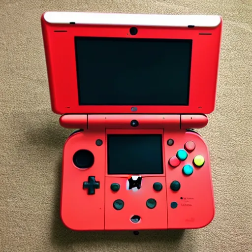 Image similar to nintendo 1 ds videogame console