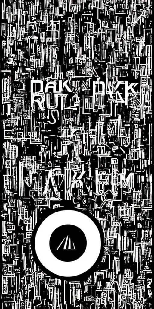 Image similar to black on white graphic design in style of david rudnick eric hu acid y 2 k