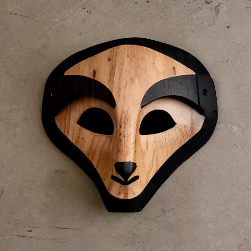 Image similar to lamb cult wooden mask