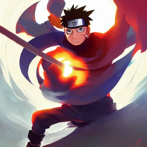 Image similar to hero world naruto, behance hd by jesper ejsing, by rhads, makoto shinkai and lois van baarle, ilya kuvshinov, rossdraws global illumination