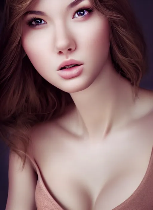 Image similar to a gorgeous female photo, professionally retouched, soft lighting, realistic, smooth face, full body shot, torso, dress, perfect eyes, wide angle, sharp focus on eyes, 8 k, high definition, insanely detailed, intricate, elegant, artgerm and jason chan and mark litvokin
