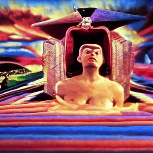 Image similar to ultrawide angle colour masterpiece dream cinematography by alejandro jodorowsky and kubrick and fritz lang, incredible sense of depth and perspective and clarity, weird stylish epic psychedelic, 8 k