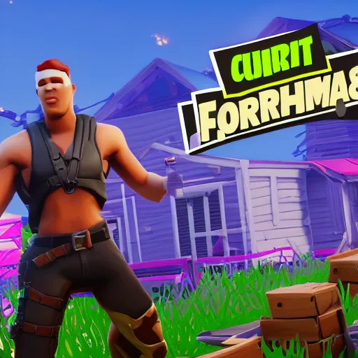 Prompt: Jerma985 in fortnite