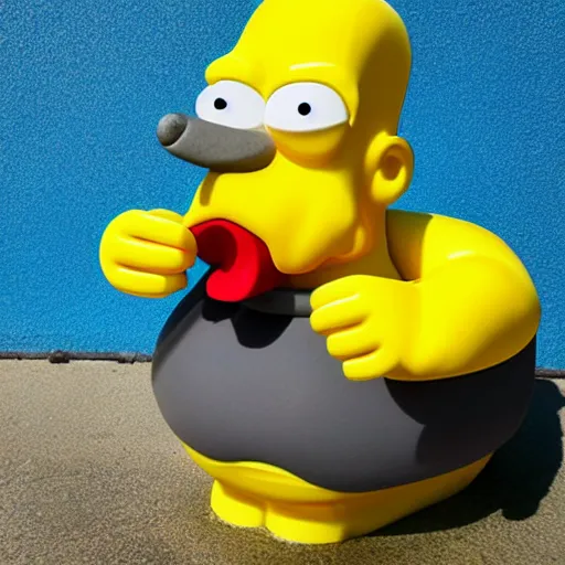 Image similar to Homer Simpson Rubber Duckie