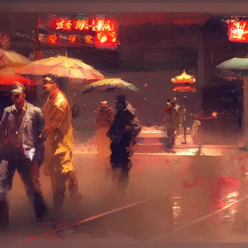 Prompt: chinatown, craig mullins