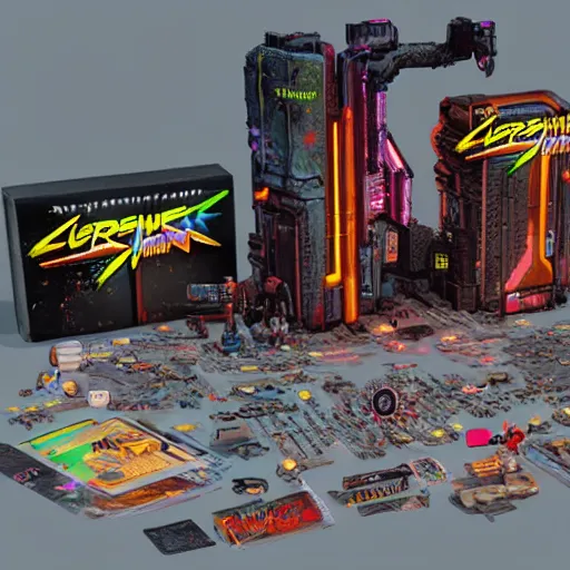 Image similar to Cyberpunk 2077 playset