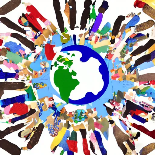 Image similar to an illustration representing intercultural connectivity