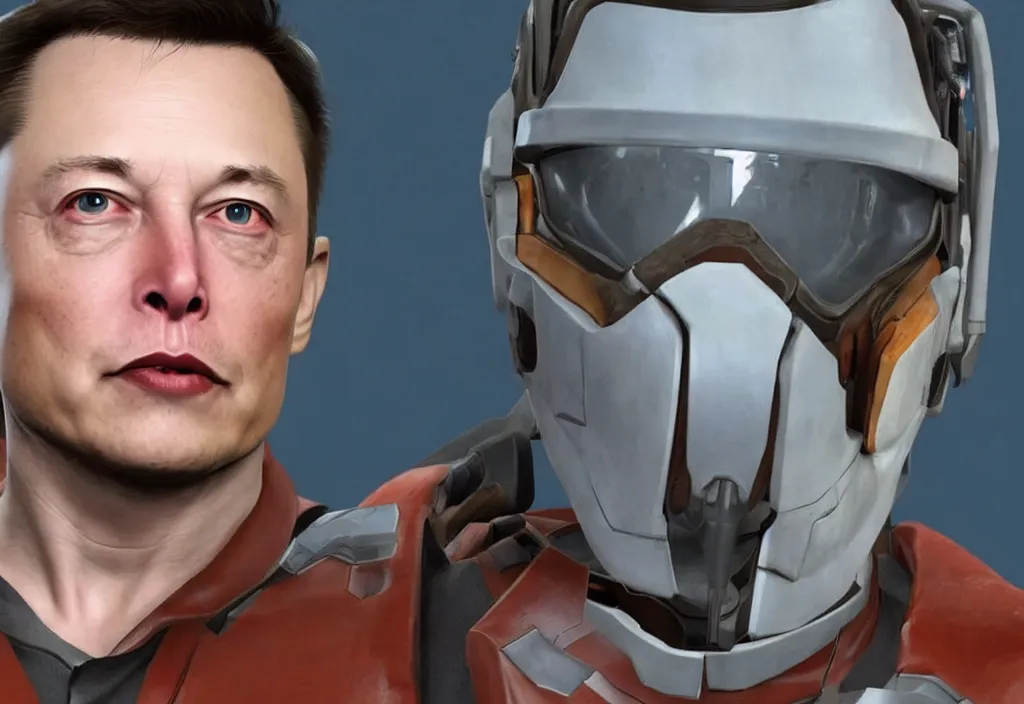 Image similar to elon musk in half life, elon musk in the video game half life, gameplay screenshot, close up, 3 d rendering. unreal engine. amazing likeness. very detailed.