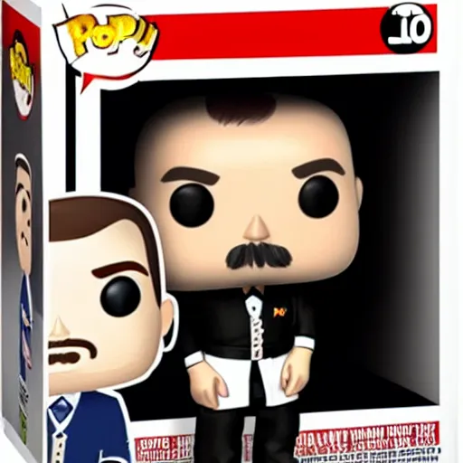 Image similar to adolf hitler funko pop, white background