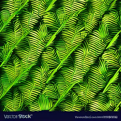 Image similar to gold emerald palm leaves vector illustration, 8 k ultra resolution