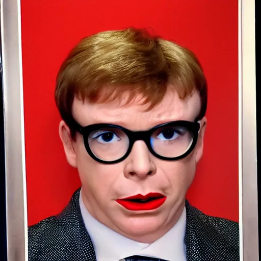 Image similar to Austin Powers, mugshot