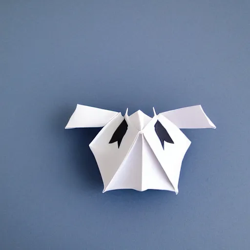 Prompt: hollow knight origami