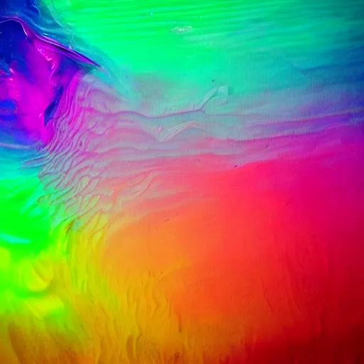 Image similar to beautiful colorful liquid art, neon colors, gradient