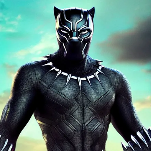 Image similar to “black panther minions, UHD, hyperrealistic render, 4k, highly detailed, artstation”