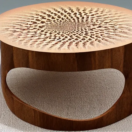 Image similar to fractal coffee table