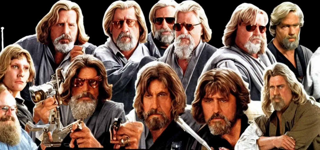 Prompt: The Big Lebowski Star Wars but all the characters are played by John Goodman