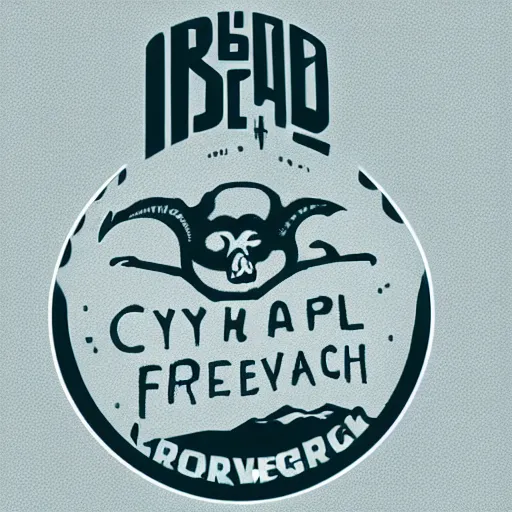 Prompt: a logotype for cryptid research organisation