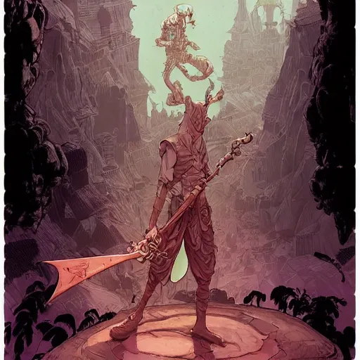 Prompt: cell shaded cartoon, a normal skinny guy dressed up as an elaborate fantasy king concept art by josan gonzales and wlop, laurie greasley, jordan grimmer, beksinski and james jean, highly detailed, sharp focus, trending on artstation, hq, deviantart, art by artgem