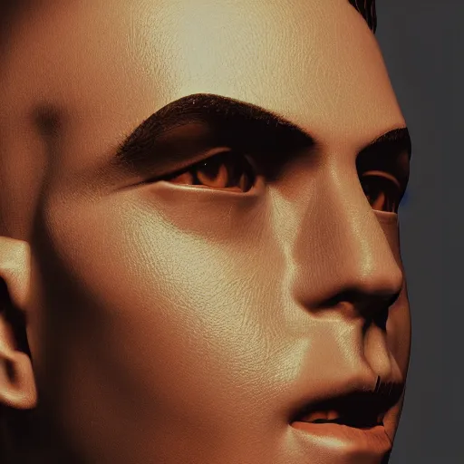 Image similar to a highly detailed, TV head, artstation, DeviantArt, professional, octane render, sunset lighting